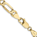 Gold (10K & 14K) Flat Figaro Chain - 10k Yellow Gold / 18 in / 5.25 mm