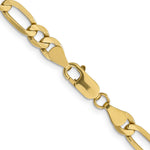Gold (10K & 14K) Flat Figaro Chain - 10k Yellow Gold / 18 in / 6.25 mm