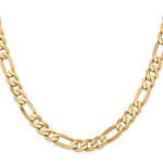 Gold (10K & 14K) Flat Figaro Chain - 10k Yellow Gold / 20 in / 7.5 mm