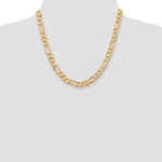 Gold (10K & 14K) Flat Figaro Chain - 10k Yellow Gold / 20 in / 7.5 mm
