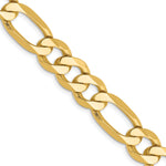 Gold (10K & 14K) Flat Figaro Chain - 10k Yellow Gold / 20 in / 8.75 mm