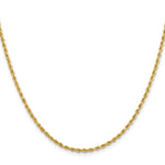 10k 2mm Lightweight D/C Rope Chain - 16 in