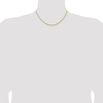 10k 2mm Lightweight D/C Rope Chain - 16 in