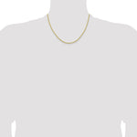 10k 2mm Lightweight D/C Rope Chain - 18 in