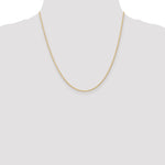 Gold (10K & 14K) Carded Cable Rope Chain - 10k Yellow Gold / 20 in / 1.35 mm