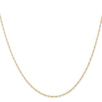 Gold (10K & 14K) Carded Singapore Chain - 10k Yellow Gold / 16 in