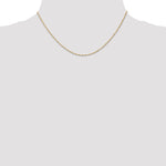 Gold (10K & 14K) Carded Singapore Chain - 10k Yellow Gold / 16 in