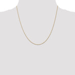 Gold (10K & 14K) Carded Singapore Chain - 10k Yellow Gold / 20 in