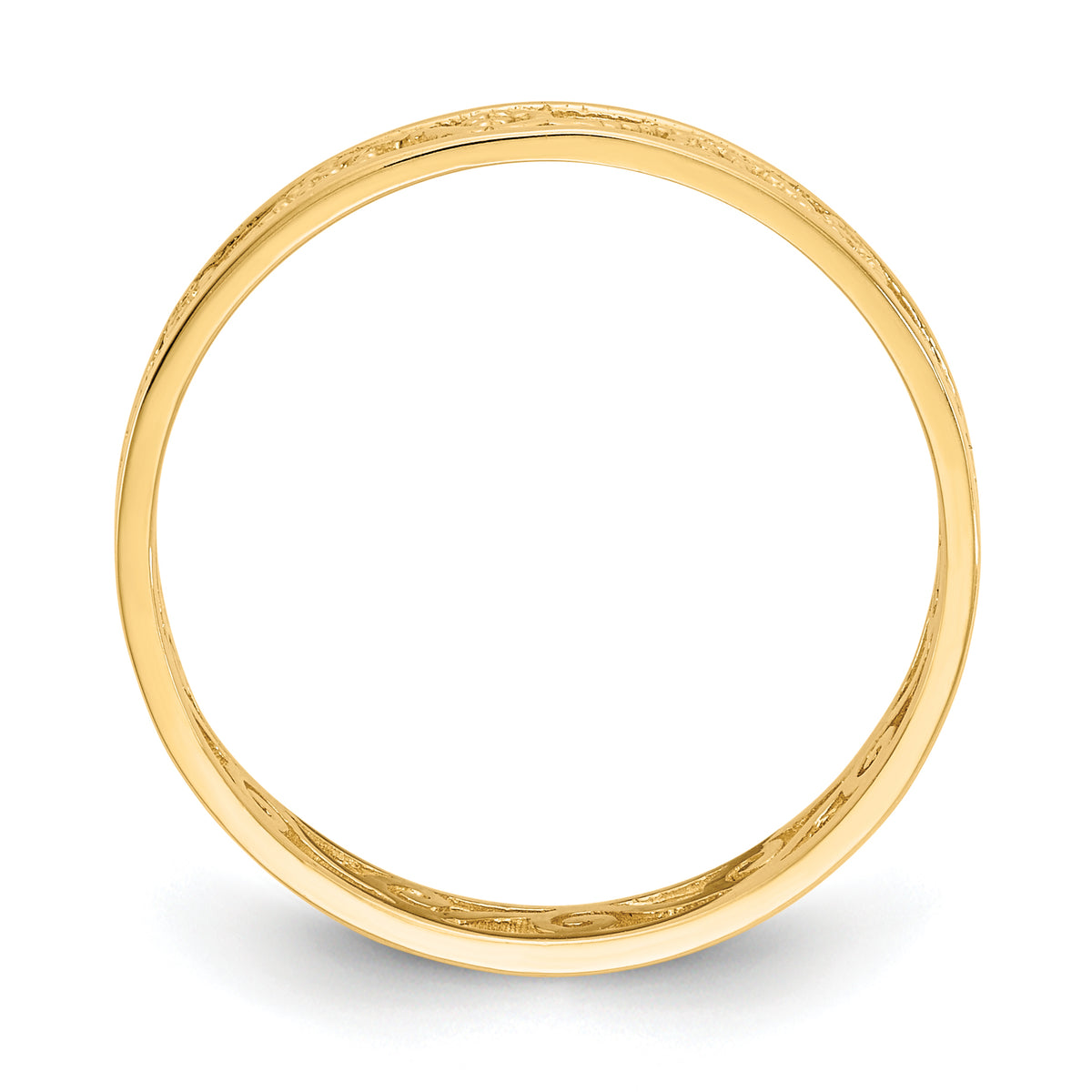 Gold Polished Classic Ring - 10k Yellow Gold
