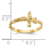 Gold Polished Religious Ring - 10k Yellow Gold