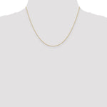 Gold (10K & 14K) Carded Cable Rope Chain - 10k Yellow Gold / 18 in / 0.5 mm