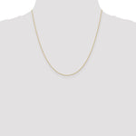 Gold (10K & 14K) Carded Cable Rope Chain - 10k Yellow Gold / 20 in / 0.5 mm