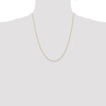 Gold (10K & 14K) Carded Cable Rope Chain - 10k Yellow Gold / 22 in / 0.5 mm