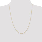 Gold (10K & 14K) Carded Cable Rope Chain - 10k Yellow Gold / 24 in / 0.5 mm