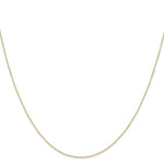 Gold (10K & 14K) Carded Curb Chain - 10k Yellow Gold / 16 in / 0.42 mm