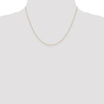 Gold (10K & 14K) Carded Curb Chain - 10k Yellow Gold / 18 in / 0.42 mm