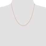 Gold (10K & 14K) Carded Cable Rope Chain - 10k Yellow Gold / 20 in / 0.6 mm