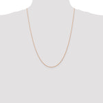 Gold (10K & 14K) Carded Cable Rope Chain - 10k Rose Gold / 24 in / 0.7 mm