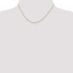 Gold (10K & 14K) Carded Cable Rope Chain - 10k Yellow Gold / 16 in / 0.7 mm