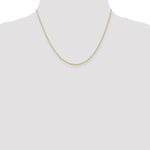 Gold (10K & 14K) Carded Cable Rope Chain - 10k Yellow Gold / 18 in / 0.7 mm