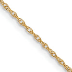 Gold (10K & 14K) Carded Cable Rope Chain - 10k Yellow Gold / 16 in / 0.7 mm