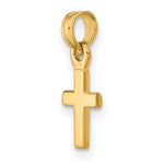 Gold Polished Latin Pendant - 10k Yellow Gold / Standard / 17.3mm