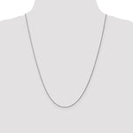 Gold (10K & 14K) Carded Cable Rope Chain - 10k White Gold / 24 in / 0.95 mm