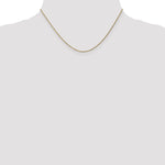 Gold (10K & 14K) Carded Cable Rope Chain - 10k Yellow Gold / 16 in / 0.95 mm