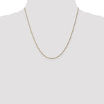 Gold (10K & 14K) Carded Cable Rope Chain - 10k Yellow Gold / 20 in / 0.95 mm