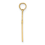 Gold Polished Latin Pendant - 10k Yellow Gold / Standard / Standard