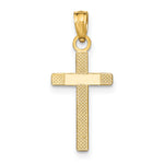 Gold Polished Latin Pendant - 10k Yellow Gold / Standard / Standard