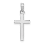 Gold Polished Latin Pendant - 10k White Gold / Standard / Standard