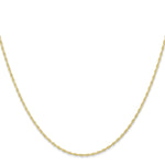 Gold (10K & 14K) Carded Cable Rope Chain - 10k Yellow Gold / 16 in / 1.15 mm