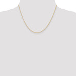 Gold (10K & 14K) Carded Cable Rope Chain - 10k Yellow Gold / 18 in / 1.15 mm