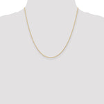Gold (10K & 14K) Carded Cable Rope Chain - 10k Yellow Gold / 20 in / 1.15 mm