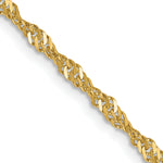 Gold (10K & 14K) Singapore Chain - 10k Yellow Gold / 16 in / 2 mm