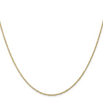 Gold (14K & 10K) Baby Rope Chain - 10k Yellow Gold / 14 in / 0.8 mm