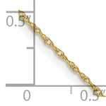 Gold (14K & 10K) Baby Rope Chain - 10k Yellow Gold / 14 in / 0.8 mm