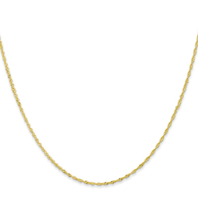 10k & 14k Gold Singapore Chain