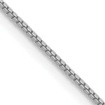 Gold (10K & 14K) Box Chain - 10k White Gold / 16 in / 0.7 mm, Lobster