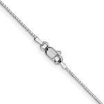 Gold (10K & 14K) Box Chain - 10k White Gold / 16 in / 1 mm
