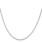 Gold (10K & 14K) Box Chain - 10k White Gold / 16 in / 1.05 mm