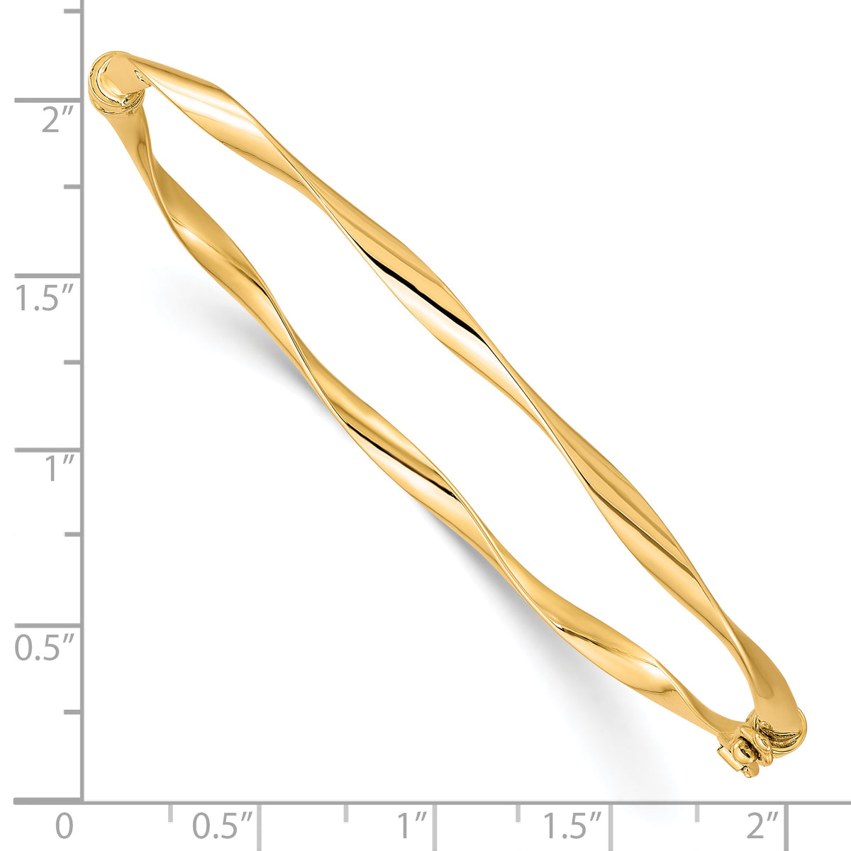 Hinged Bangle - 10k Yellow Gold / Polished