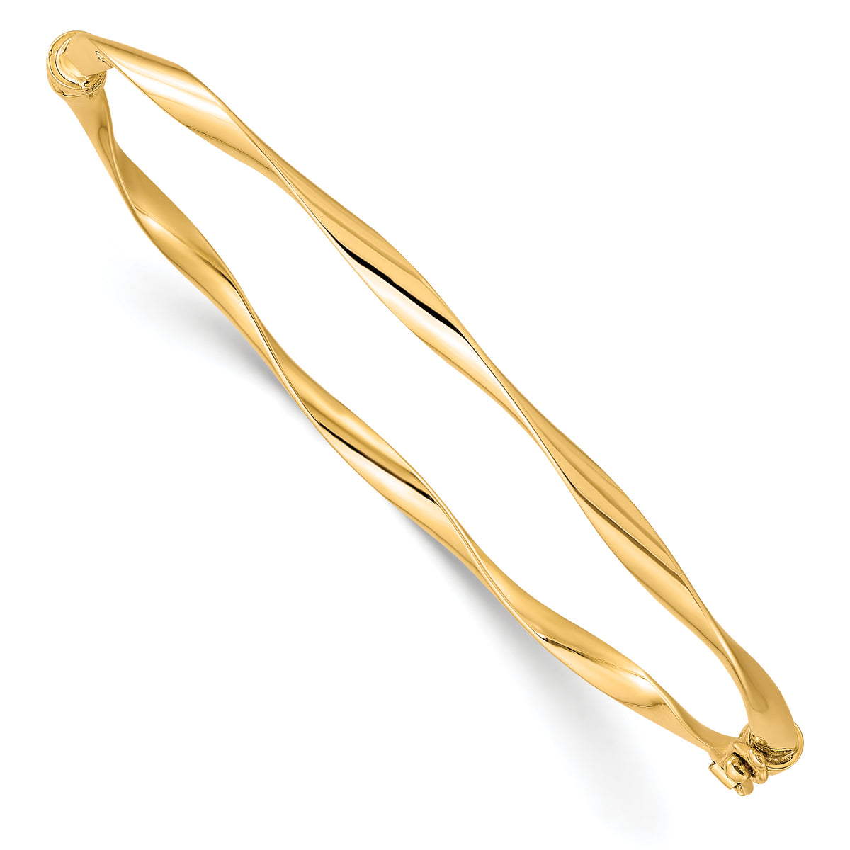 Hinged Bangle - 10k Yellow Gold / Polished