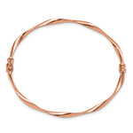 Hinged Bangle - 10k Rose Gold / Polished
