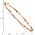 Hinged Bangle - 10k Rose Gold / Polished