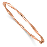 Hinged Bangle - 10k Rose Gold / Polished