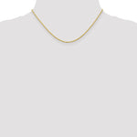 Gold (10K & 14K) Diamond-Cut Machine-Made Rope Chain - 10k Yellow Gold / 16 in / 1.3 mm