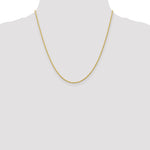 Gold (10K & 14K) Diamond-Cut Machine-Made Rope Chain - 10k Yellow Gold / 20 in / 1.3 mm