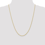 Gold (10K & 14K) Diamond-Cut Machine-Made Rope Chain - 10k Yellow Gold / 24 in / 1.3 mm